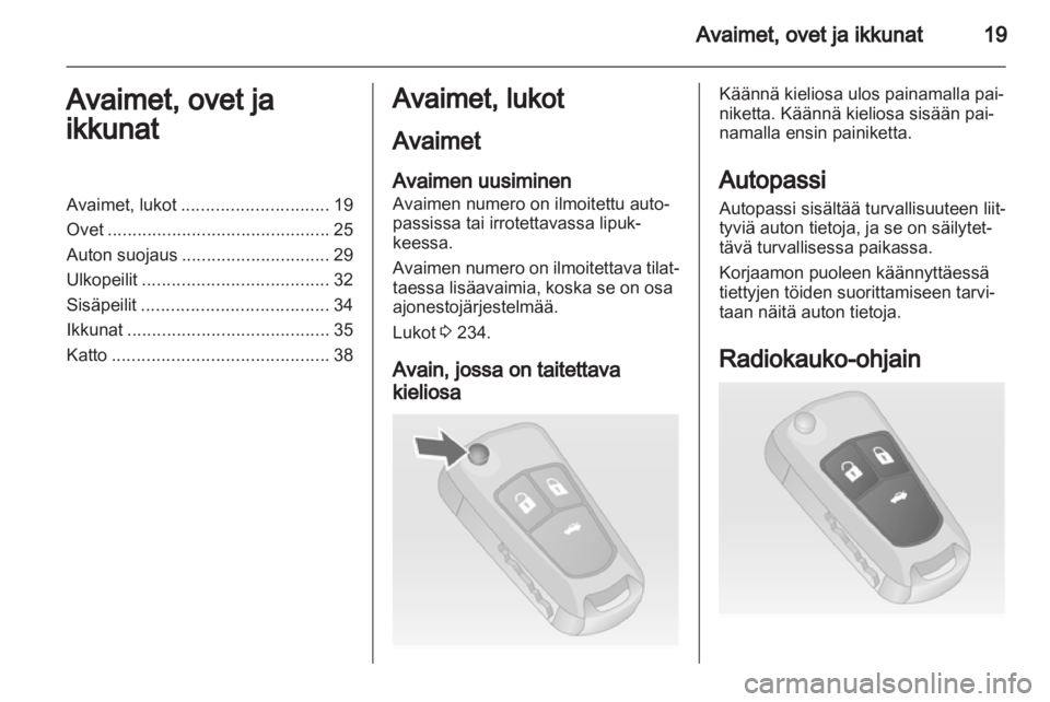 OPEL INSIGNIA 2013.5  Ohjekirja (in Finnish) 