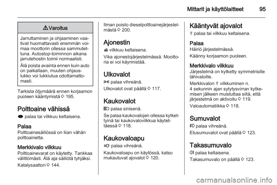 OPEL INSIGNIA 2013.5  Ohjekirja (in Finnish) 