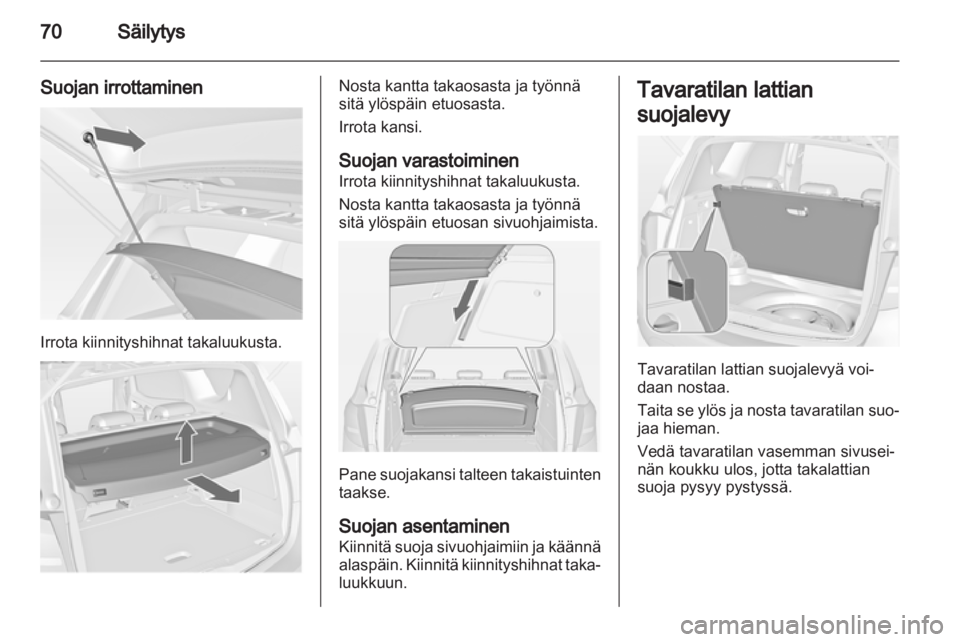 OPEL MERIVA 2011  Ohjekirja (in Finnish) 