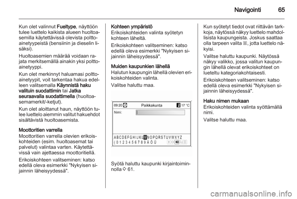 OPEL MERIVA 2011.25  Infotainment-ohjekirja (in Finnish) 