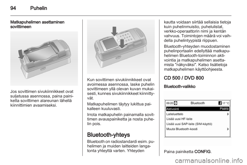 OPEL MERIVA 2011.25  Infotainment-ohjekirja (in Finnish) 