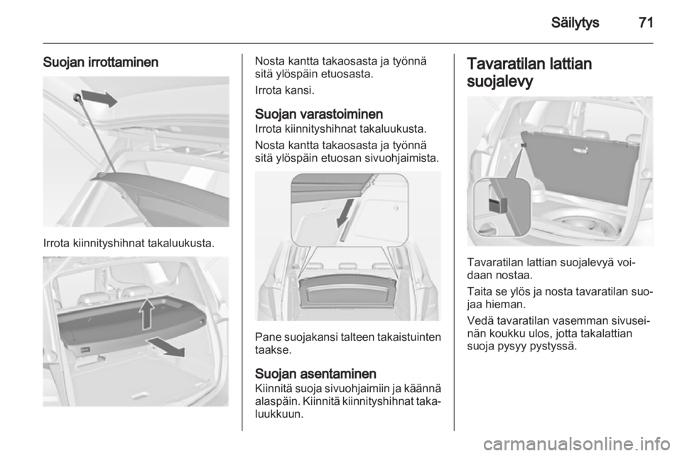 OPEL MERIVA 2011.5  Ohjekirja (in Finnish) 