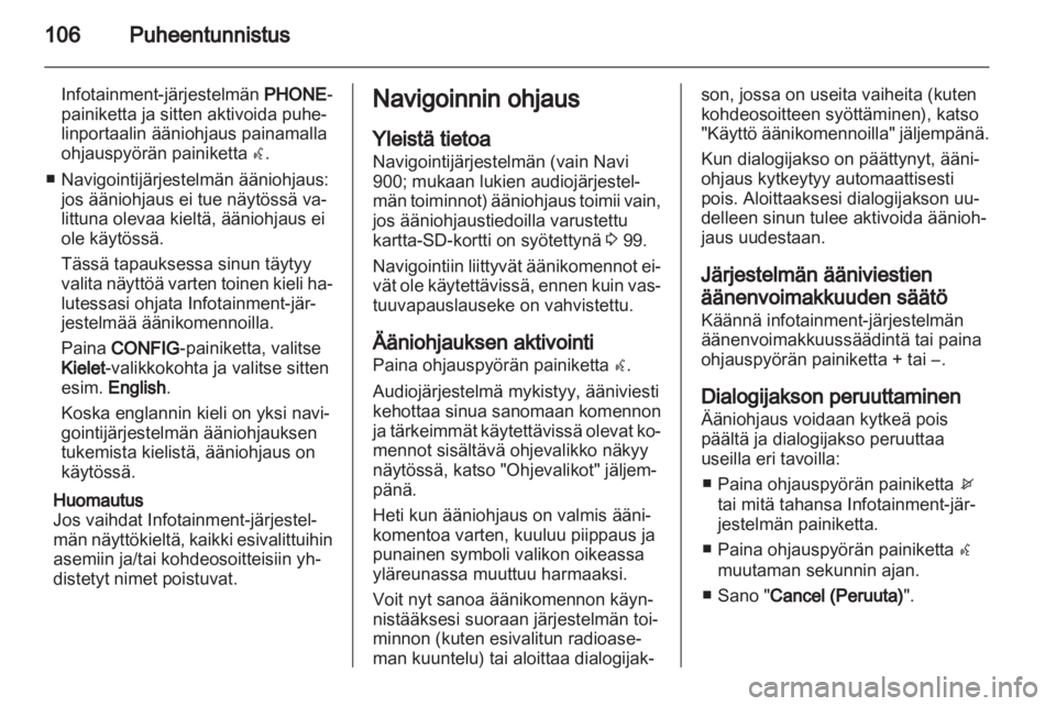 OPEL MERIVA 2013  Infotainment-ohjekirja (in Finnish) 