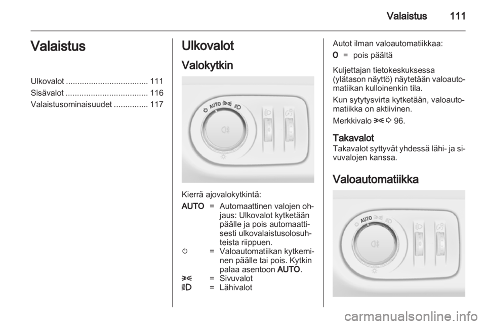 OPEL MERIVA 2013.5  Ohjekirja (in Finnish) 