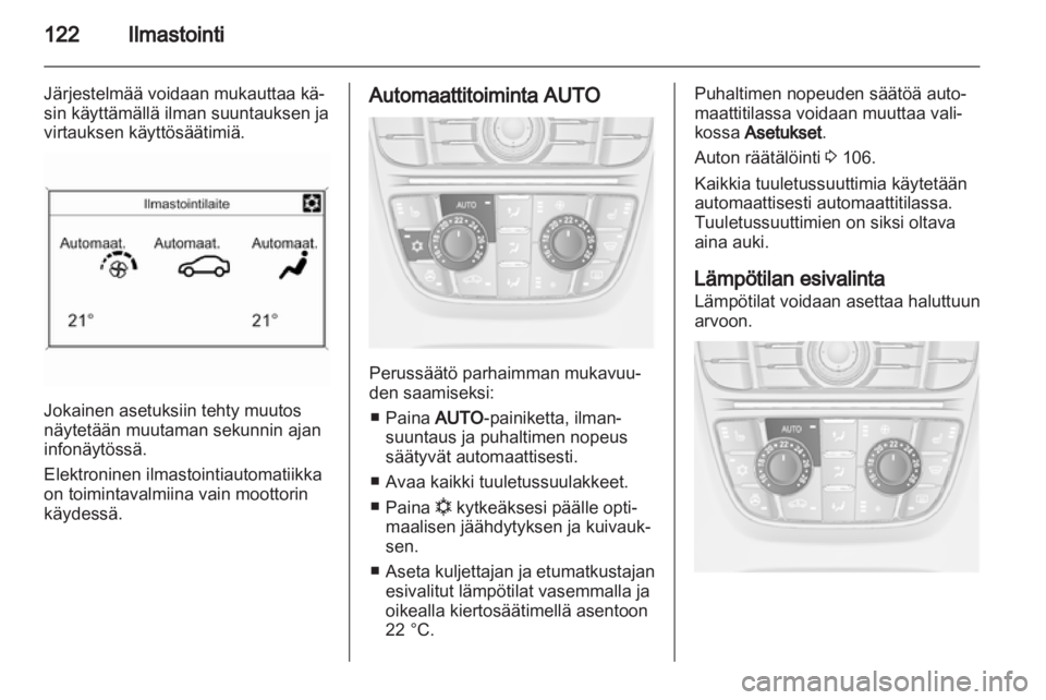 OPEL MERIVA 2013.5  Ohjekirja (in Finnish) 