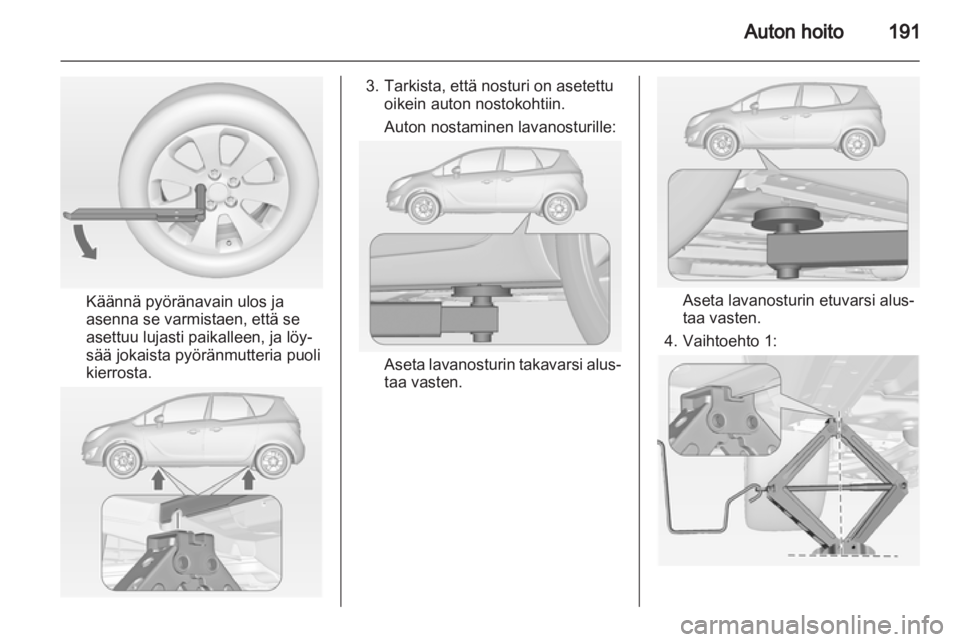OPEL MERIVA 2013.5  Ohjekirja (in Finnish) 