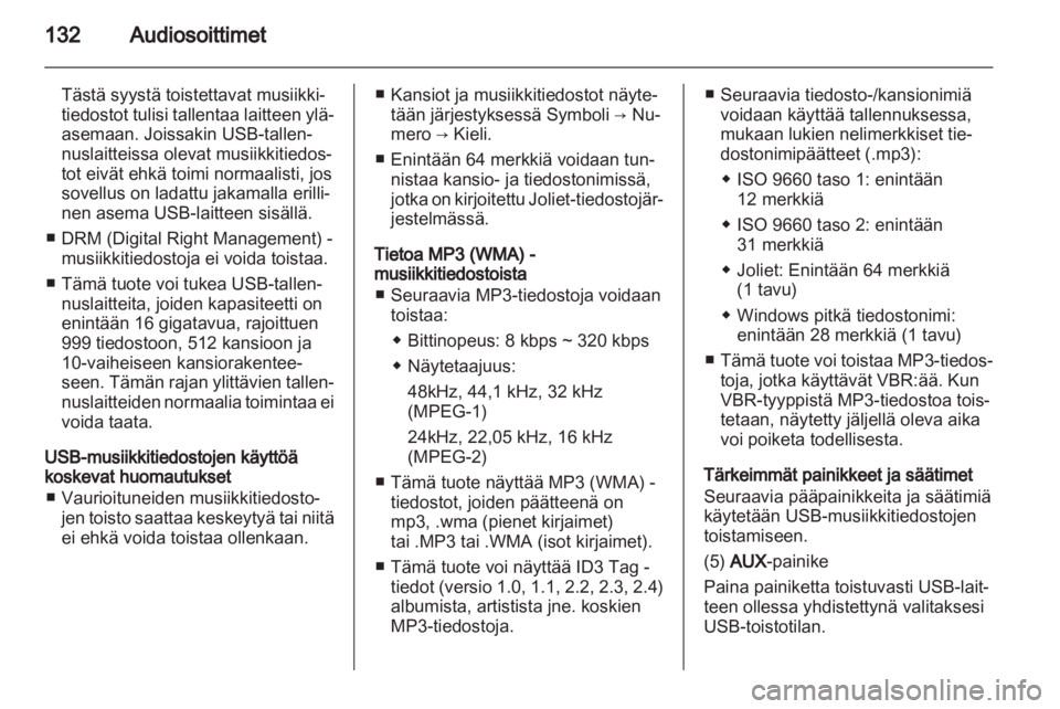 OPEL MOKKA 2013  Infotainment-ohjekirja (in Finnish) 