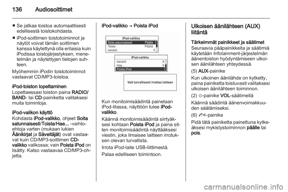 OPEL MOKKA 2013  Infotainment-ohjekirja (in Finnish) 