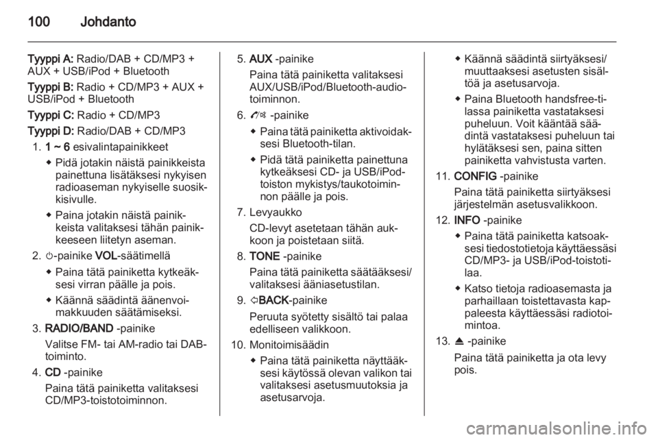 OPEL MOKKA 2013  Infotainment-ohjekirja (in Finnish) 