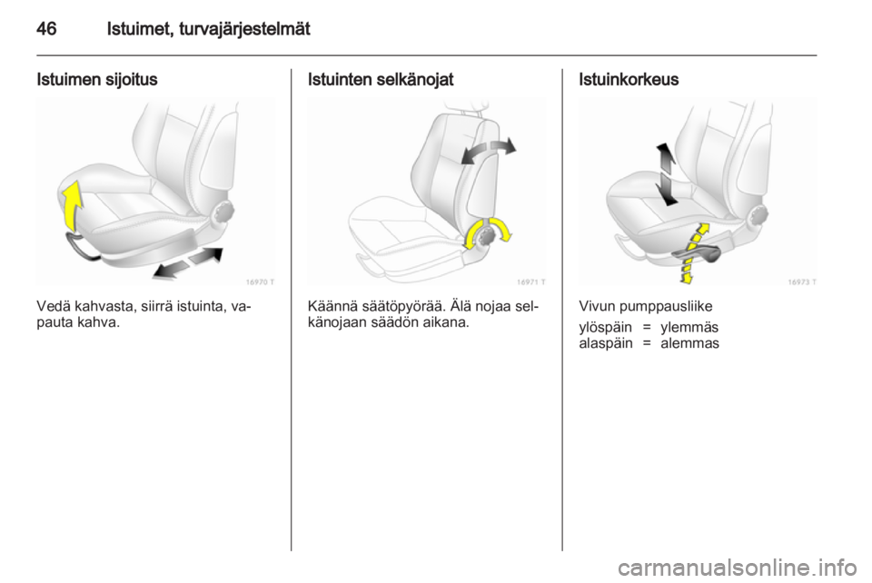 OPEL ZAFIRA 2011  Ohjekirja (in Finnish) 