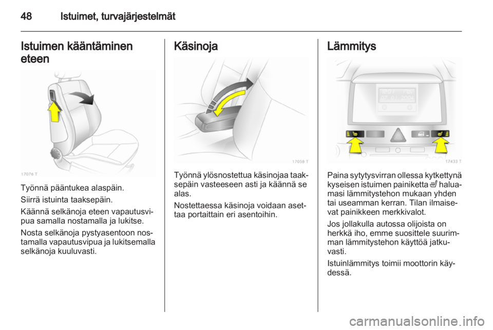 OPEL ZAFIRA 2011  Ohjekirja (in Finnish) 