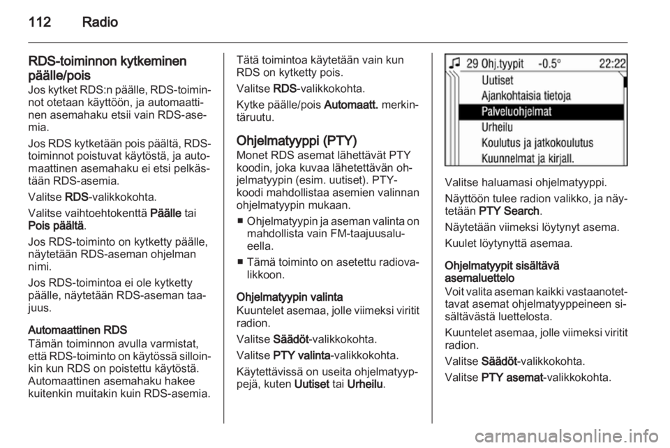 OPEL ZAFIRA B 2014  Infotainment-ohjekirja (in Finnish) 