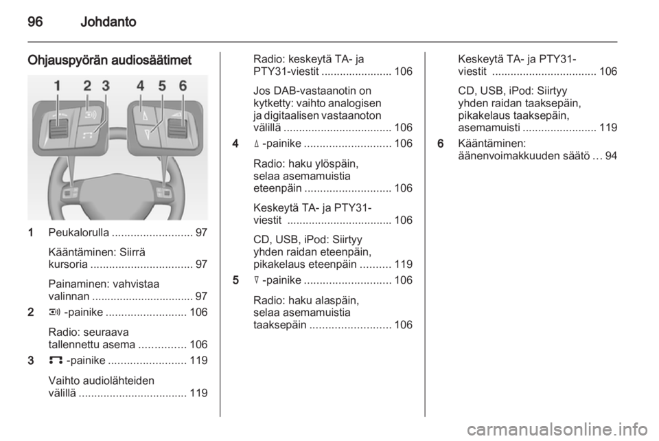 OPEL ZAFIRA B 2014  Infotainment-ohjekirja (in Finnish) 