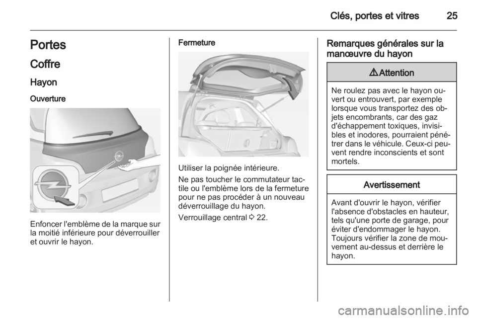 OPEL ADAM 2013.5  Manuel dutilisation (in French) 