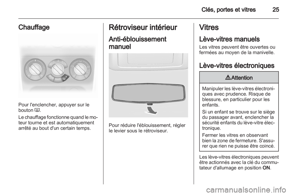 OPEL AGILA 2011  Manuel dutilisation (in French) 