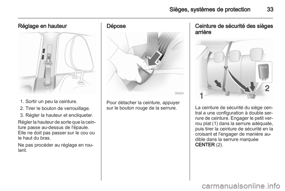 OPEL AGILA 2011  Manuel dutilisation (in French) 