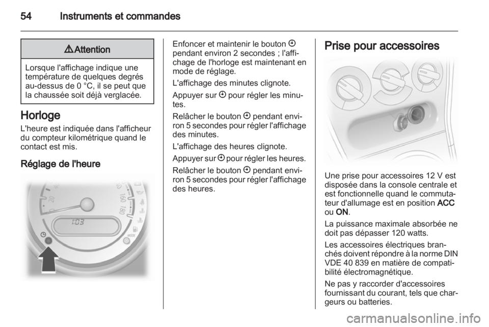 OPEL AGILA 2011  Manuel dutilisation (in French) 