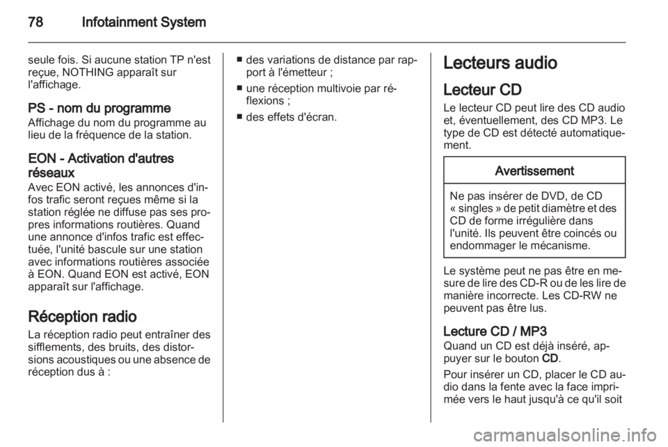 OPEL AGILA 2011  Manuel dutilisation (in French) 