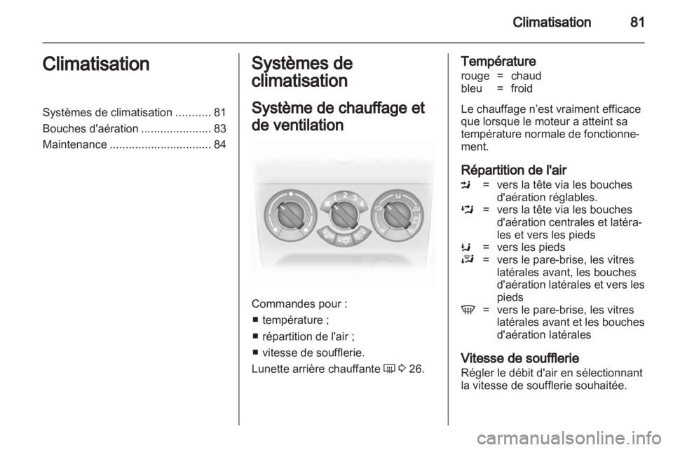 OPEL AGILA 2011  Manuel dutilisation (in French) 