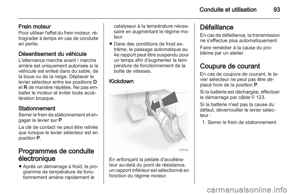OPEL AGILA 2011  Manuel dutilisation (in French) 
