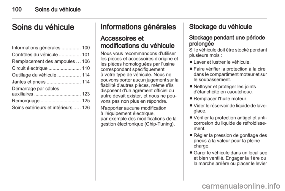 OPEL AGILA 2012  Manuel dutilisation (in French) 