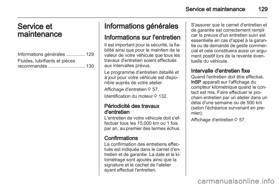 OPEL AGILA 2012  Manuel dutilisation (in French) 