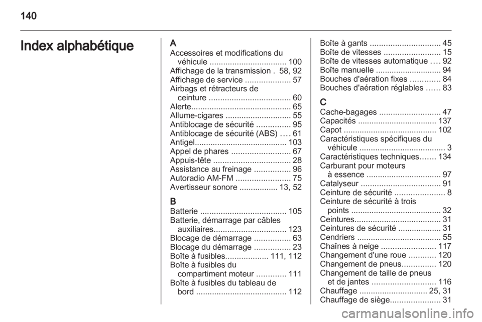 OPEL AGILA 2012  Manuel dutilisation (in French) 
