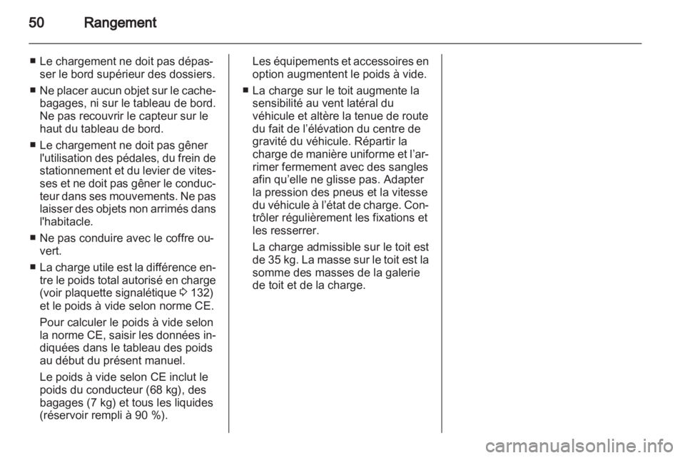 OPEL AGILA 2012  Manuel dutilisation (in French) 