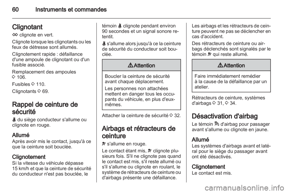 OPEL AGILA 2012  Manuel dutilisation (in French) 