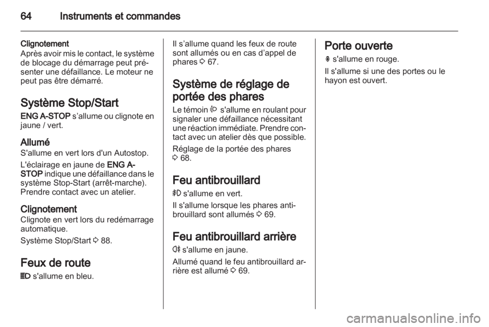 OPEL AGILA 2012  Manuel dutilisation (in French) 