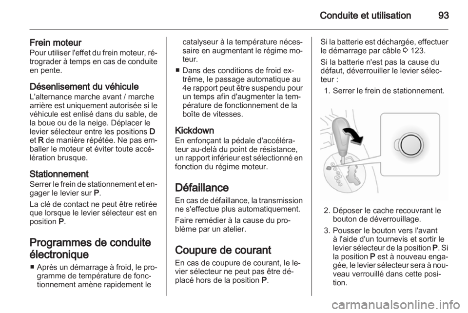 OPEL AGILA 2012  Manuel dutilisation (in French) 