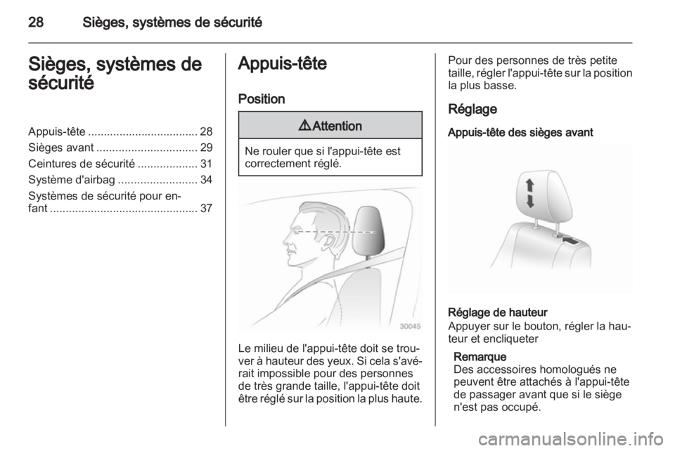 OPEL AGILA 2012.5  Manuel dutilisation (in French) 