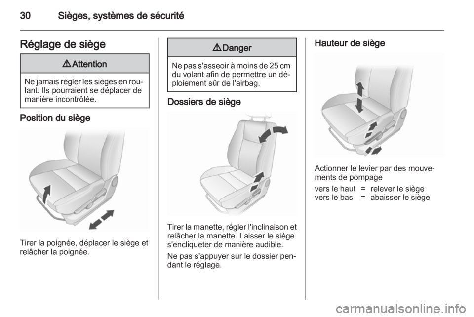 OPEL AGILA 2012.5  Manuel dutilisation (in French) 