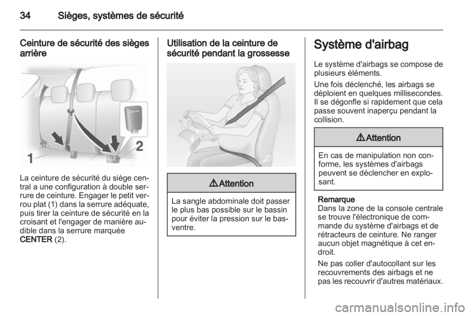 OPEL AGILA 2012.5  Manuel dutilisation (in French) 