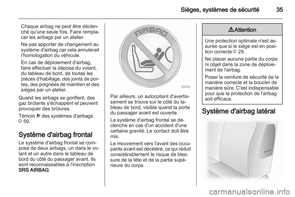 OPEL AGILA 2012.5  Manuel dutilisation (in French) 