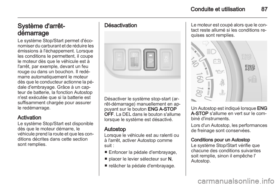 OPEL AGILA 2012.5  Manuel dutilisation (in French) 