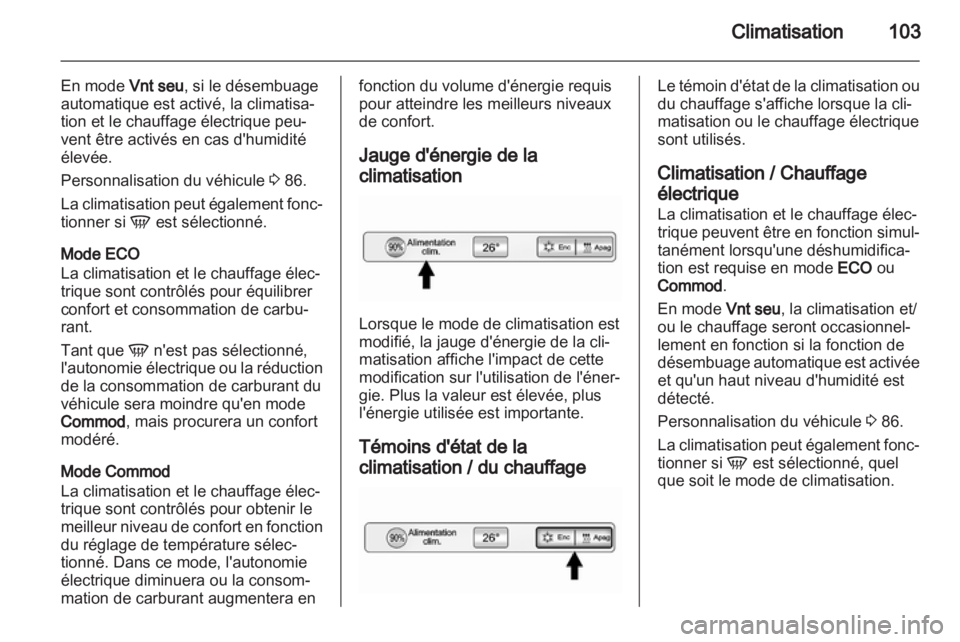 OPEL AMPERA 2012  Manuel dutilisation (in French) 
