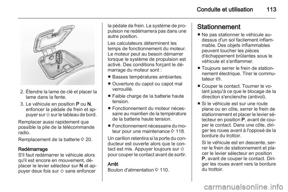 OPEL AMPERA 2012  Manuel dutilisation (in French) 
