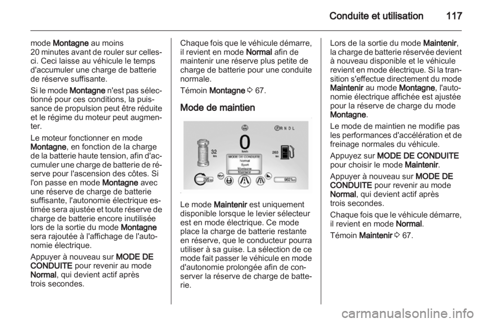 OPEL AMPERA 2012  Manuel dutilisation (in French) 