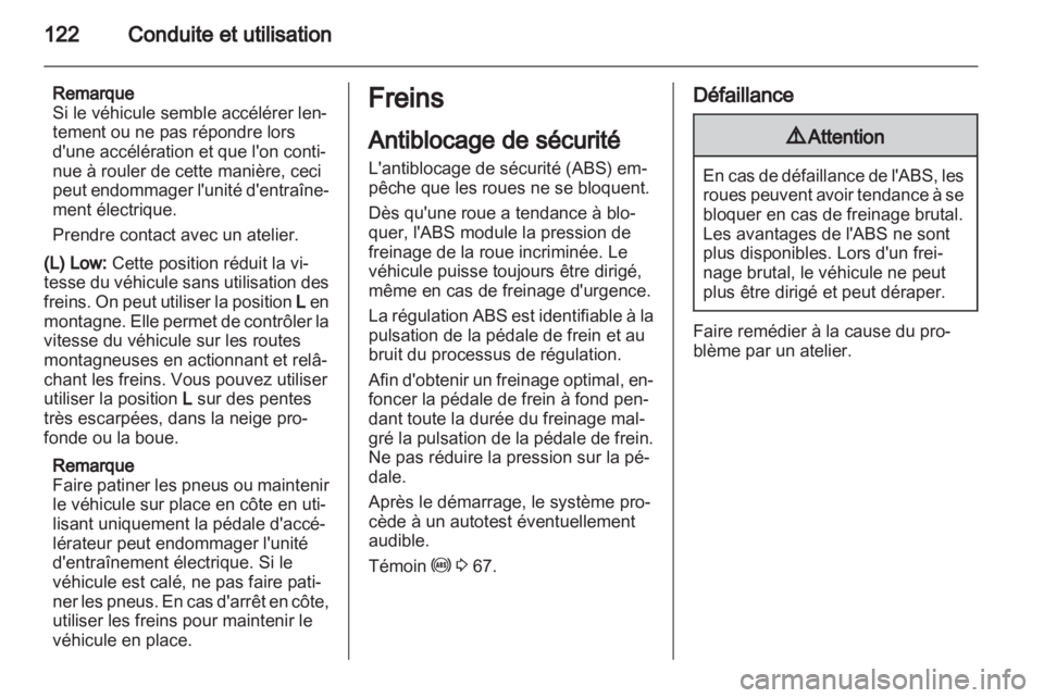 OPEL AMPERA 2012  Manuel dutilisation (in French) 