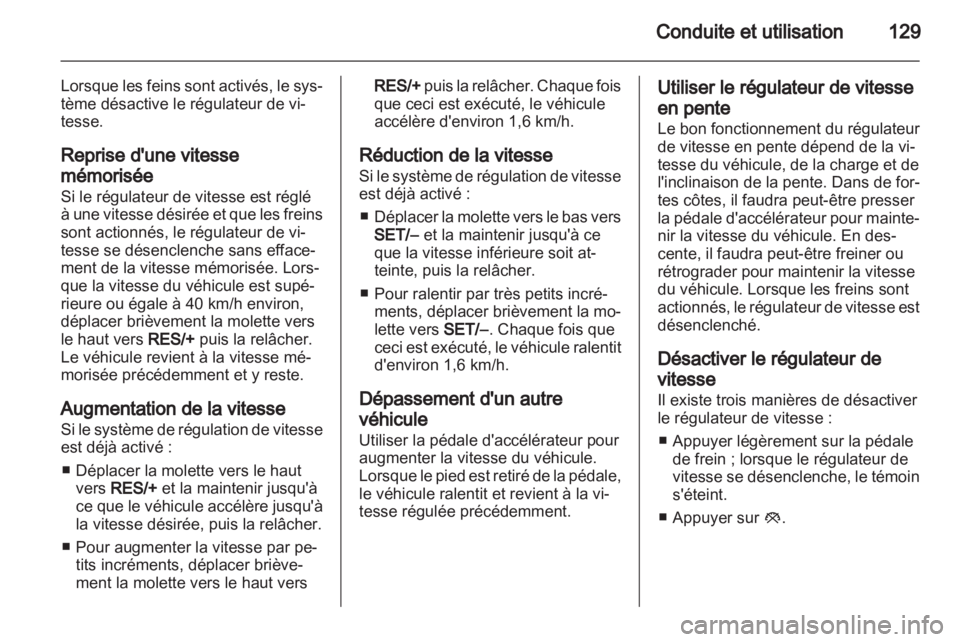 OPEL AMPERA 2012  Manuel dutilisation (in French) 