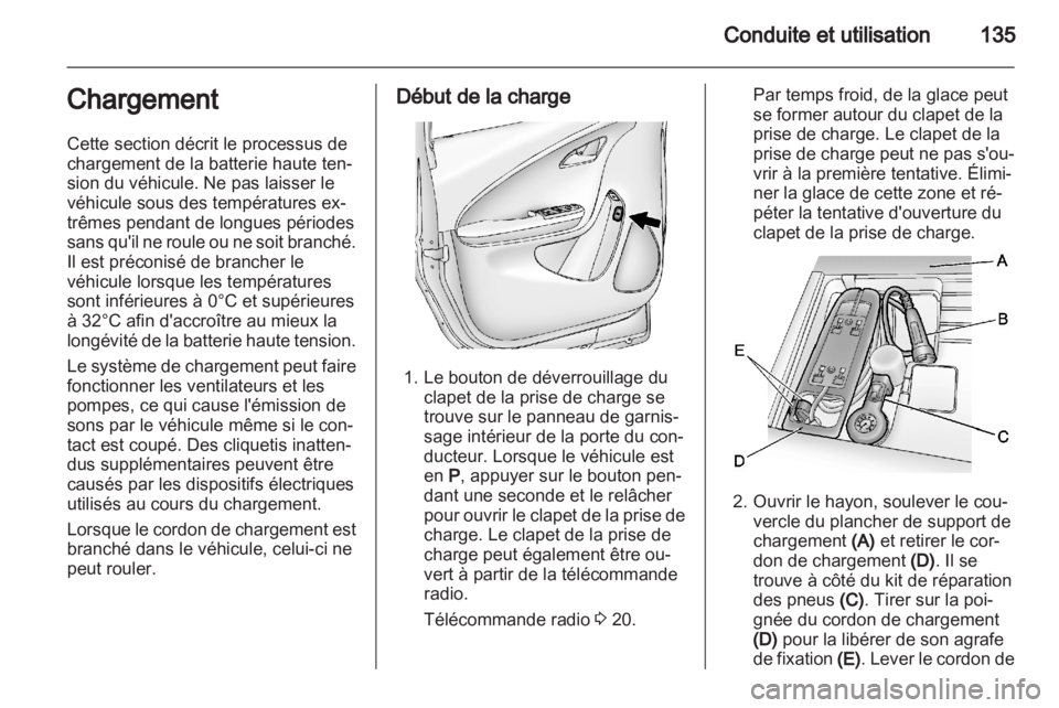 OPEL AMPERA 2012  Manuel dutilisation (in French) 