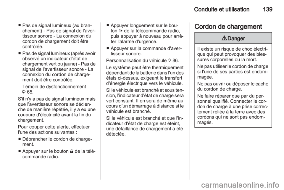 OPEL AMPERA 2012  Manuel dutilisation (in French) 