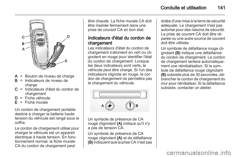 OPEL AMPERA 2012  Manuel dutilisation (in French) 
