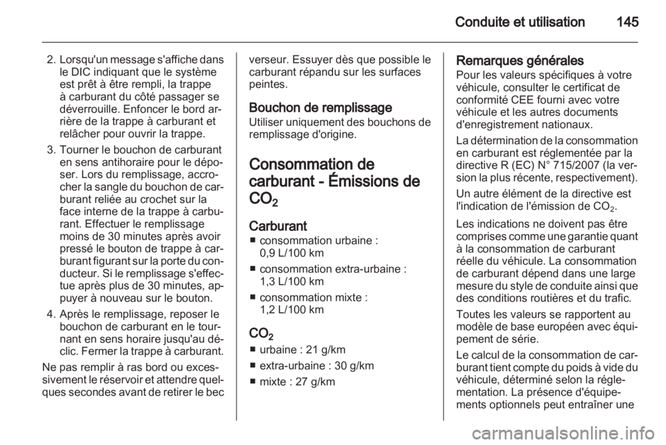 OPEL AMPERA 2012  Manuel dutilisation (in French) 