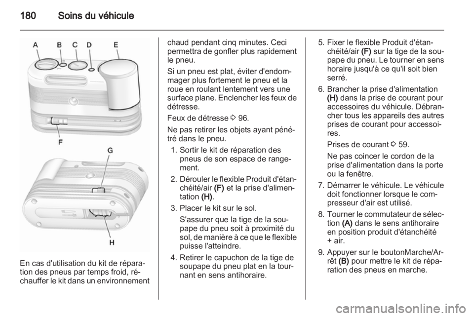 OPEL AMPERA 2012  Manuel dutilisation (in French) 