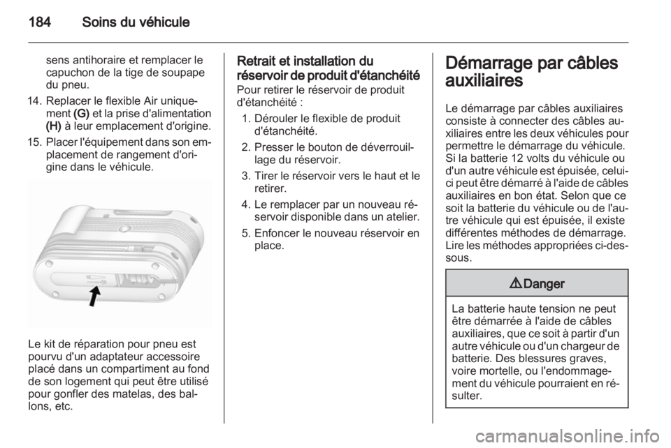 OPEL AMPERA 2012  Manuel dutilisation (in French) 
