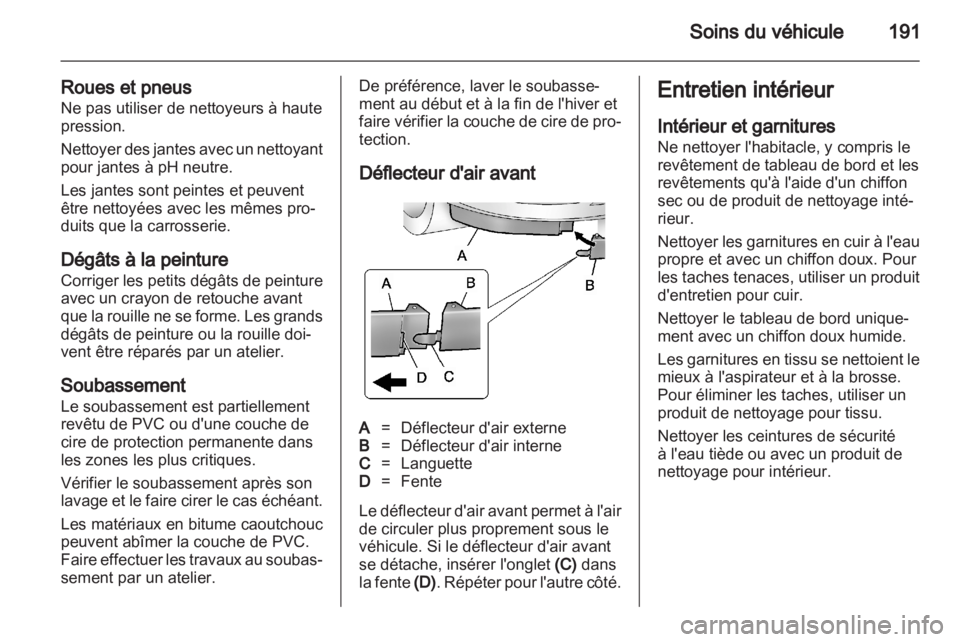 OPEL AMPERA 2012  Manuel dutilisation (in French) 