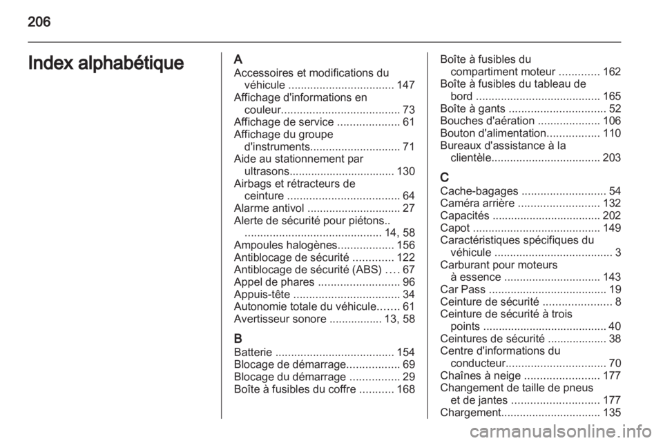 OPEL AMPERA 2012  Manuel dutilisation (in French) 