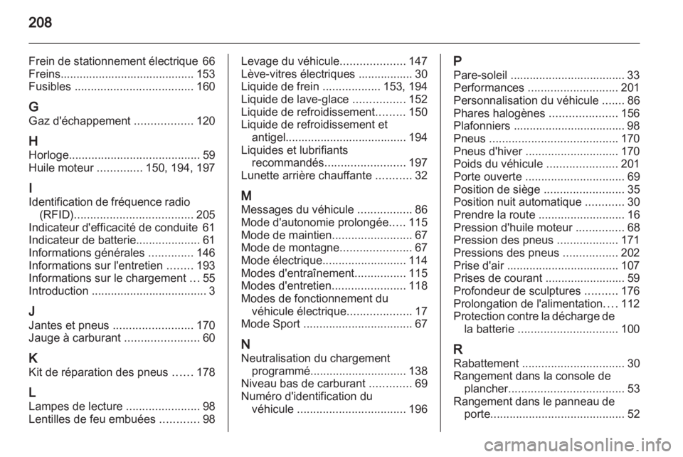 OPEL AMPERA 2012  Manuel dutilisation (in French) 